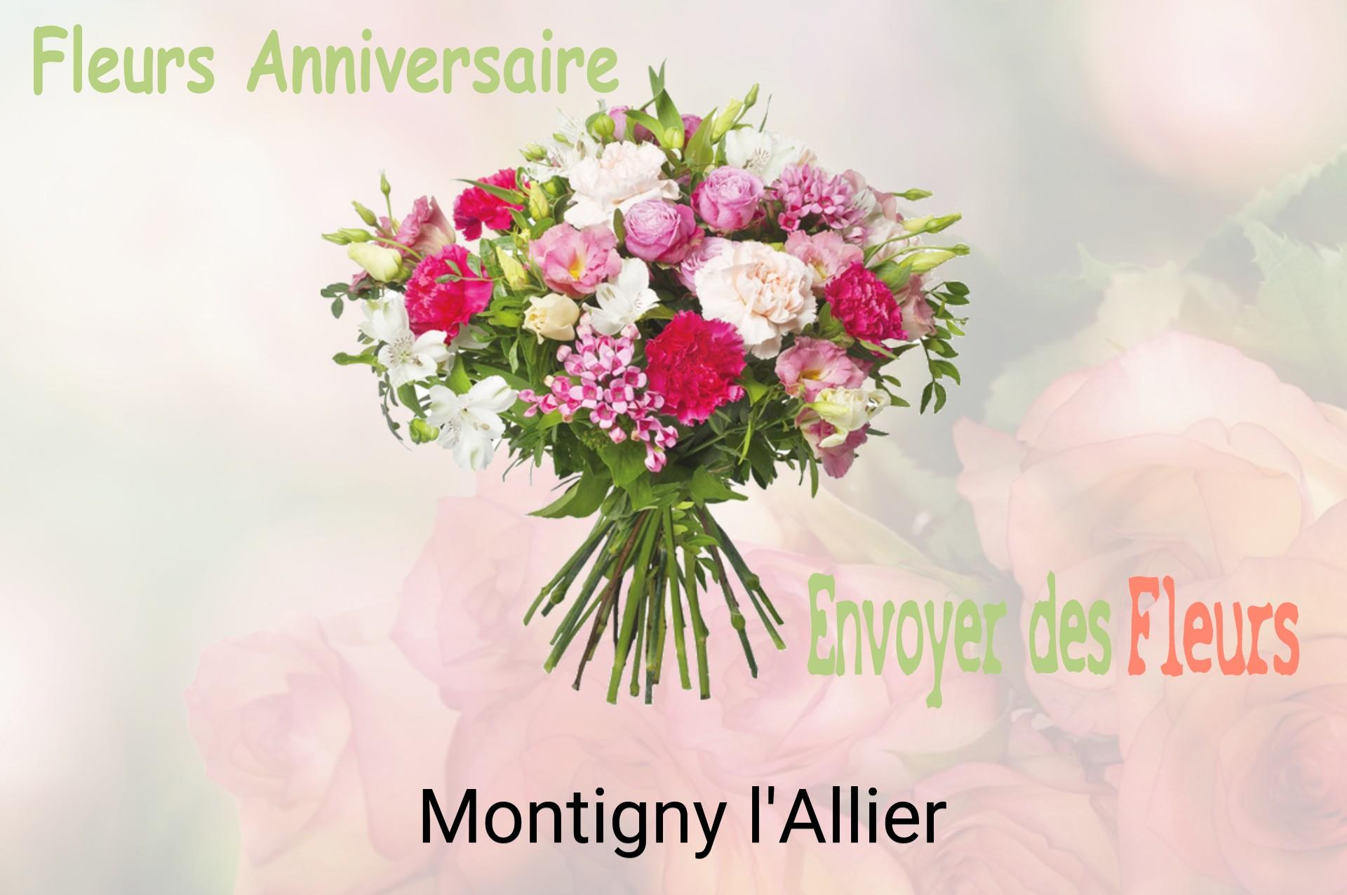 Bouquet de fleurs d’anniversaire livré à Montigny-l'Allier